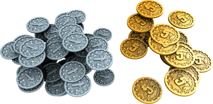 Nukleum - Spielgeldmünzen aus Metall (Erweiterung)