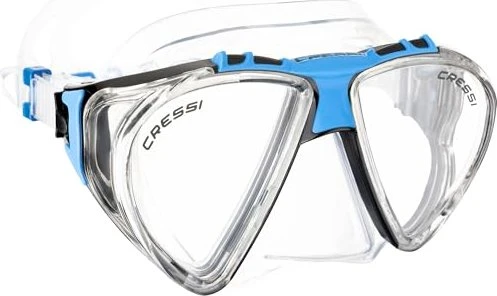 Cressi Penta+ Tauchermaske transparent/blau