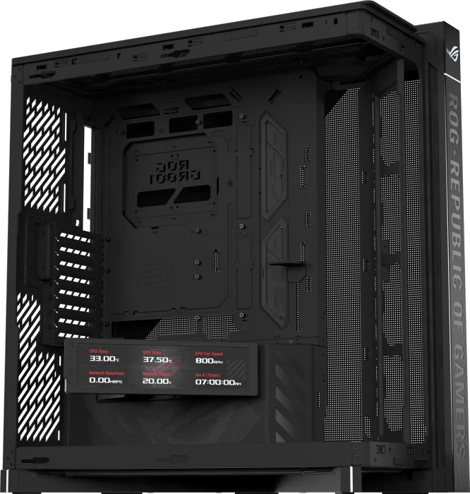 ASUS ROG Cronox Black, Glasfenster