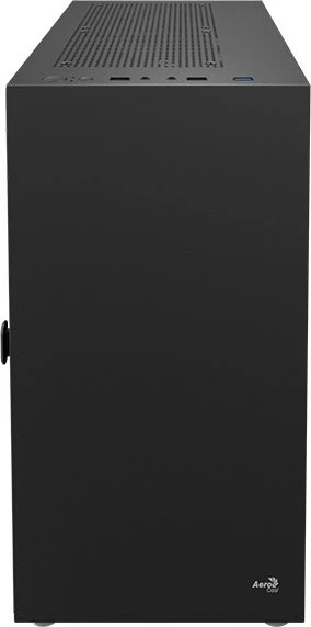 AeroCool CS-111 [V2] Black, Glasfenster