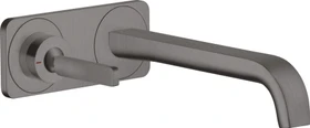 Hansgrohe Axor Citterio E Waschbeckenarmatur mit Platte brushed black chrome