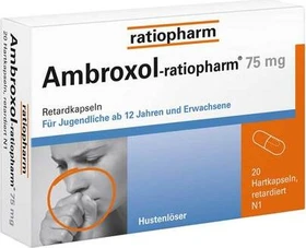 Ambroxol-ratiopharm 75mg Hustenlöser Retardkapseln, 20 Stück