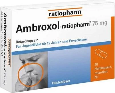 Ambroxol-ratiopharm 75mg Hustenlöser Retardkapseln, 20 Stück