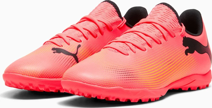 Puma Future 7 Play TT sunset glow/puma black/sun stream