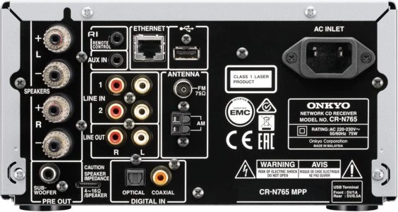 Onkyo CR-N765 silber
