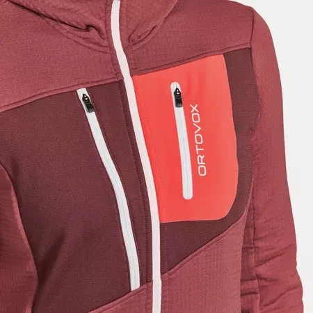 Ortovox Fleece Grid Hoody Funktionsjacke mountain rose (Damen)