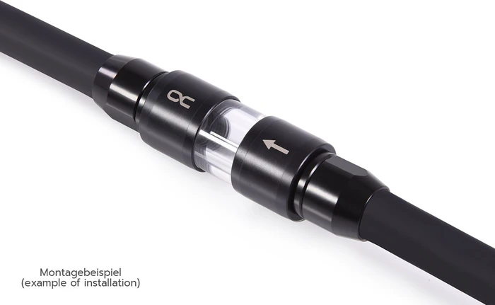 Alphacool Eiszapfen Acryl/Acetal Inline Filter G1/4, schwarz