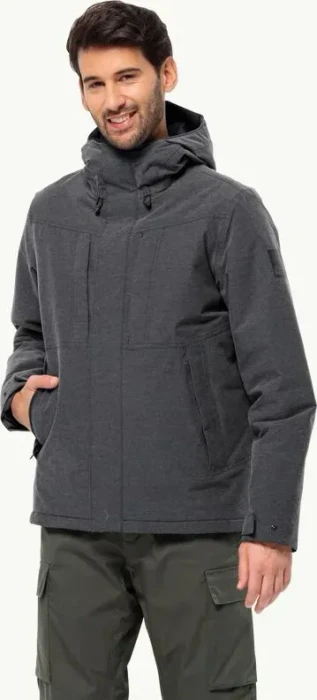 Jack Wolfskin Snowy Park Funktionsjacke schwarz (Herren)