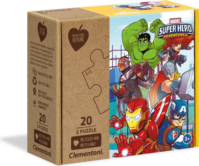 Clementoni Play for Future Marvel Super Hero 2x20