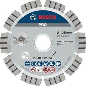 Bosch Professional Best for Concrete Diamanttrennscheibe, 125x2.2x22.23mm, 1 Stück