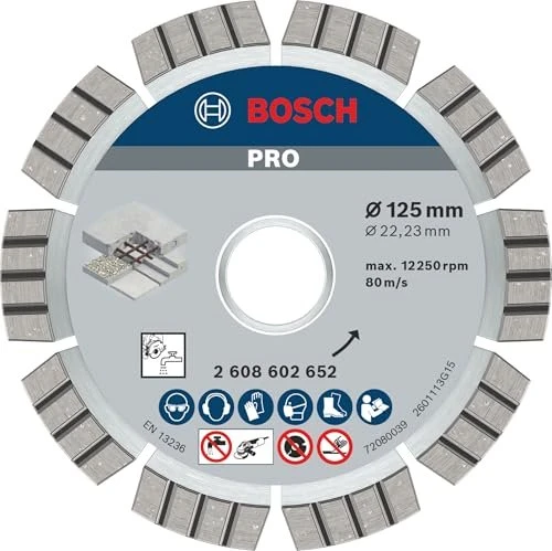 Bosch Professional Best for Concrete Diamanttrennscheibe, 125x2.2x22.23mm, 1 Stück