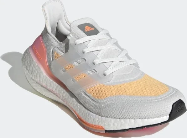 adidas Ultraboost 21 crystal white/acid orange (Damen)