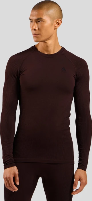 Odlo Performance Warm Baselayer Funktionsshirt langarm fudge (Herren)