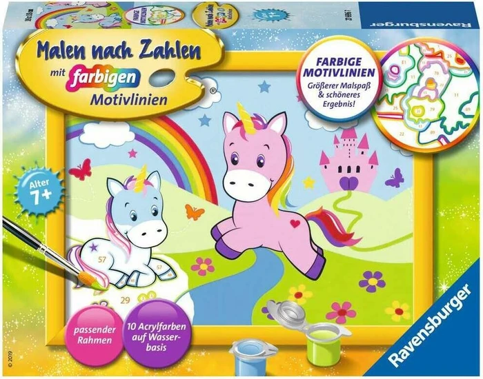 Ravensburger Malen nach Zahlen Traumhafte Einhornwelt