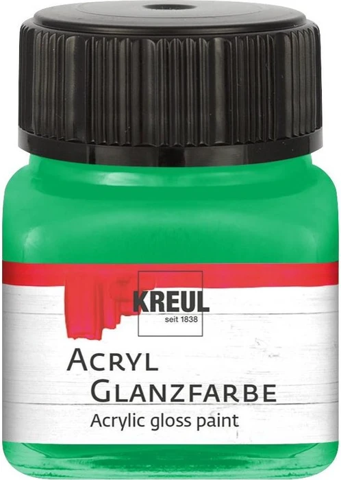Kreul Acryl Glanzfarbe, grün, 20ml