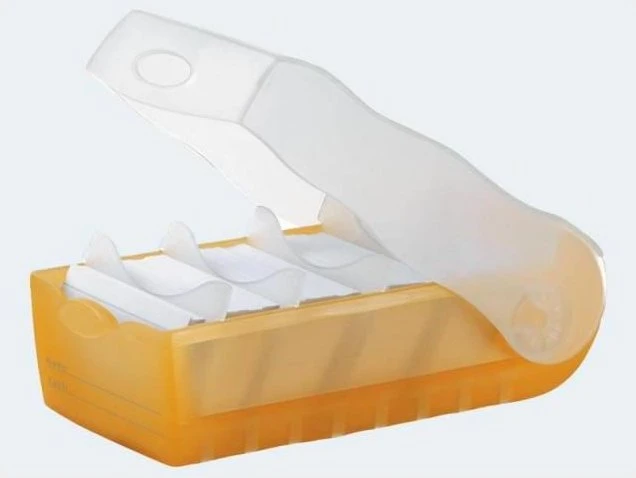 HAN Croco Karteibox, A7, transparent/transparent, inkl. 100 Karteikarten