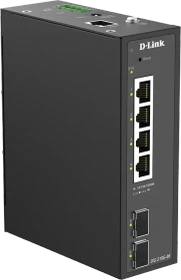 D-Link DIS-210G-06 Industrial Railmount Gigabit Smart Switch, 4x RJ-45, 2x SFP (DIS-210G-06)