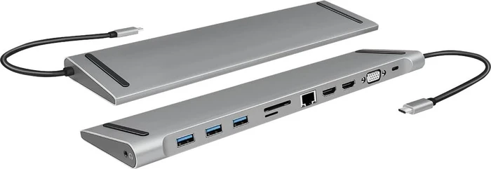 LogiLink USB 3.2 Gen 1 Dockingstation 11-Port, USB-C 3.0 [Stecker]