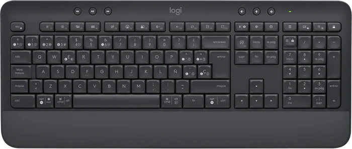 Logitech Signature K650 Comfort, Graphite, Logi Bolt, USB/Bluetooth, ES
