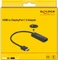 DeLOCK DisplayPort 1.2/HDMI Adapterkabel schwarz, 0.24m Vorschaubild
