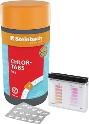 Steinbach Testkit für pH-Wert und freies Chlor Teststreifen