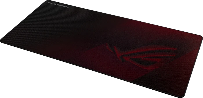 ASUS ROG Scabbard II Extended Gaming Mousepad, 900x400mm, schwarz/rot