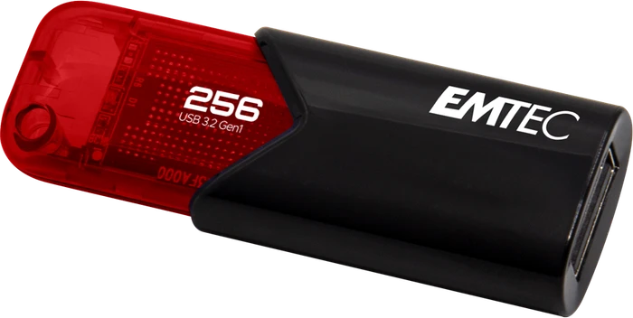 Emtec B110 Click Easy 3.2 256GB rot, USB-A, USB 3.2 Gen 1×1