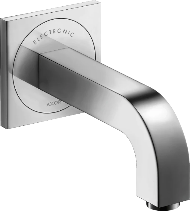 Hansgrohe Axor Citterio Elektronik-Waschtischmischer Unterputz für Wandmontage mit Auslauf 161mm brushed brass