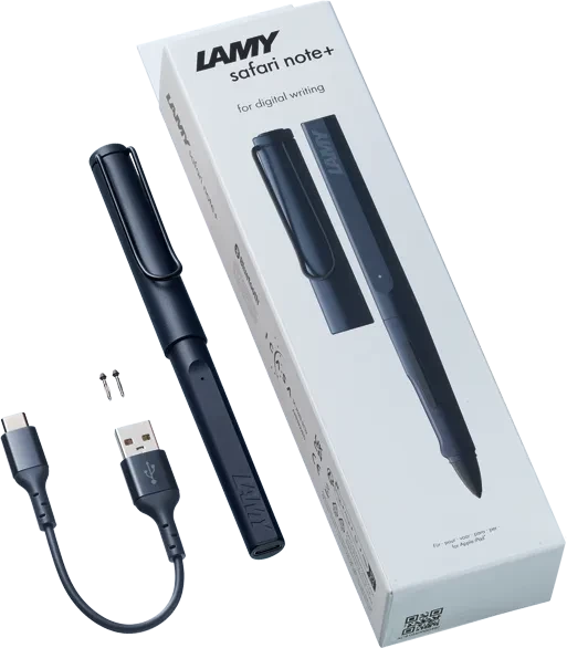 Lamy safari note+ steel black für Apple iPad, blau