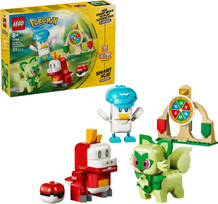 LEGO Pokémon SMART Play - Showdown mit Felori, Krokel und Kwaks