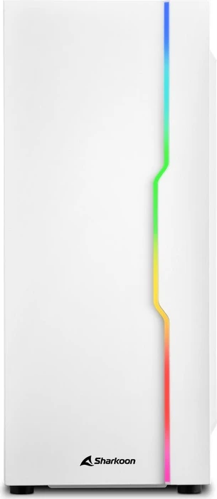 Sharkoon RGB Slider White, weiß, Glasfenster