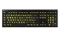 LogicKeyboard Nero Slim Line LargePrint PC, Yellow on Black, USB, DE Vorschaubild
