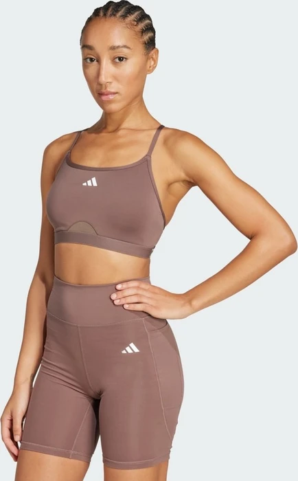 adidas Aeroreact Training 3-Streifen Sport-BH (Damen)