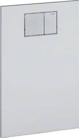 Geberit Designplatte für Geberit AquaClean WC-Aufsatz, Hochdruck-Schichtstoffplatte/Glas, weiß/Glas