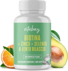 Vitabay Biotin 10 mg Depot + Selen 110 mcg + Zink 10 mg Tabletten, 180 Stück