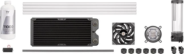 Thermaltake Pacific TOUGH C240 DDC Hard Tube Wasserkühlungs-Komplettset