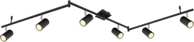 Globo Robby Spot 6-flammig schwarz
