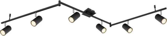 Globo Robby Spot 6-flammig schwarz