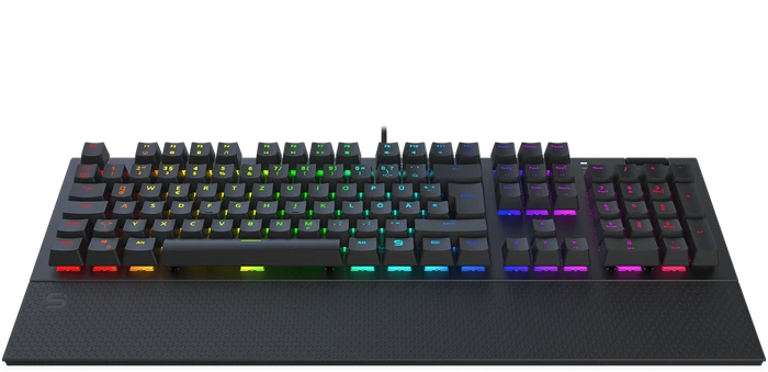 Endorfy SilentiumPC SPC Gear GK650K Omnis, LEDs RGB, Kailh BLUE, USB, DE