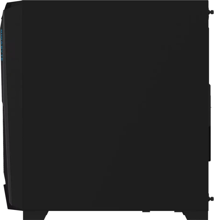 GIGABYTE C301 Glass Black, schwarz, Glasfenster