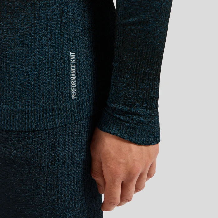 Odlo POW Blackcomb Baselayer Funktionsshirt langarm provincial blue (Herren)