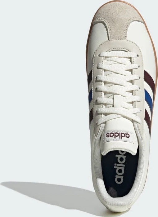 adidas VL Court Base core white/aurora ruby/royal blue (Herren)
