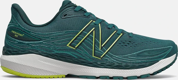 New Balance Fresh Foam X 860v12 mountain teal/sulphur yellow (Herren)