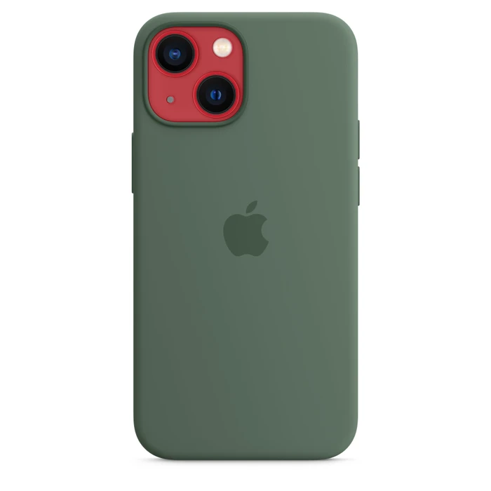 Apple Silikon Case mit MagSafe für iPhone 13 Mini Eukalyptus