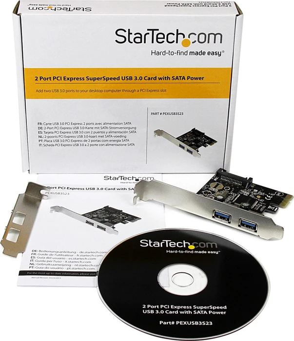 StarTech PEXUSB3S23, 2x USB-A 3.0, PCIe x1