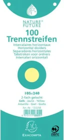 Exacompta Trennblatt, gelb, 100 Stück