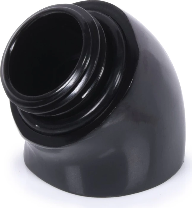 Alphacool Eiszapfen 45° Winkeladapter G1/4", schwarz