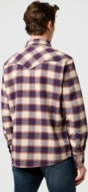 Wrangler Regular Western Hemd langarm birch blue (Herren)