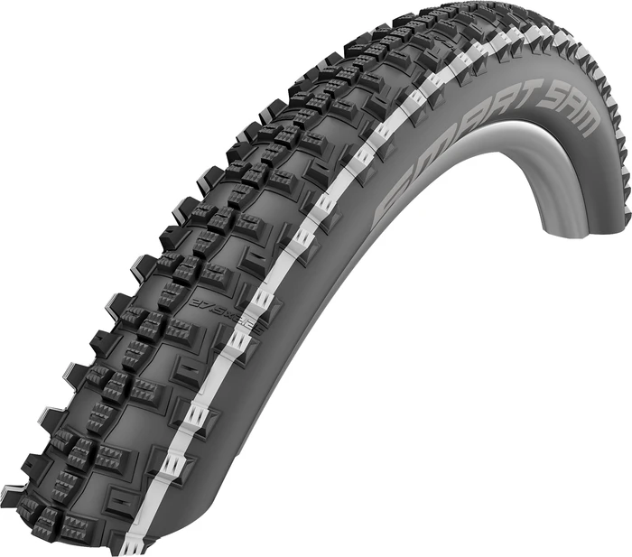 Schwalbe Smart Sam 26x2.25" Performance Addix Reifen white stripes