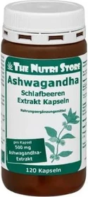 The Nutri Store Ashwagandha Schlafbeeren Extrakt Kapseln, 120 Stück